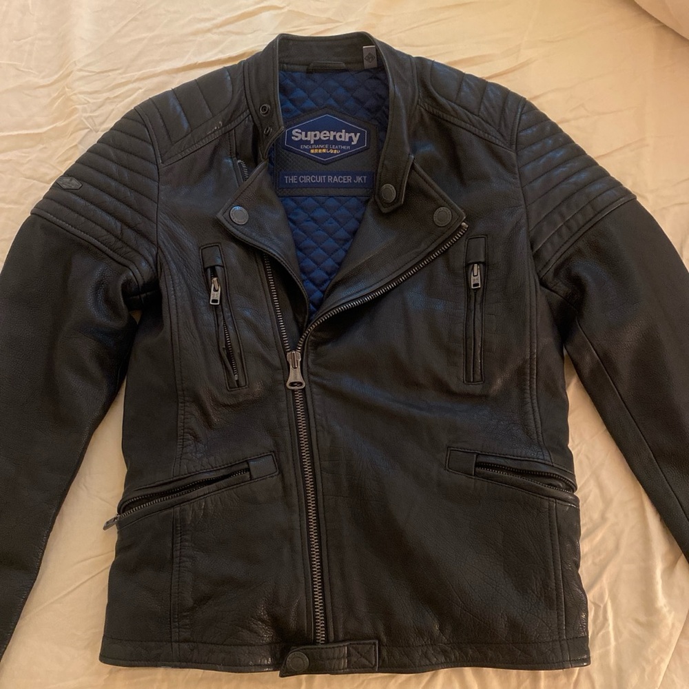 Superdry Circuit Racer leather jacket